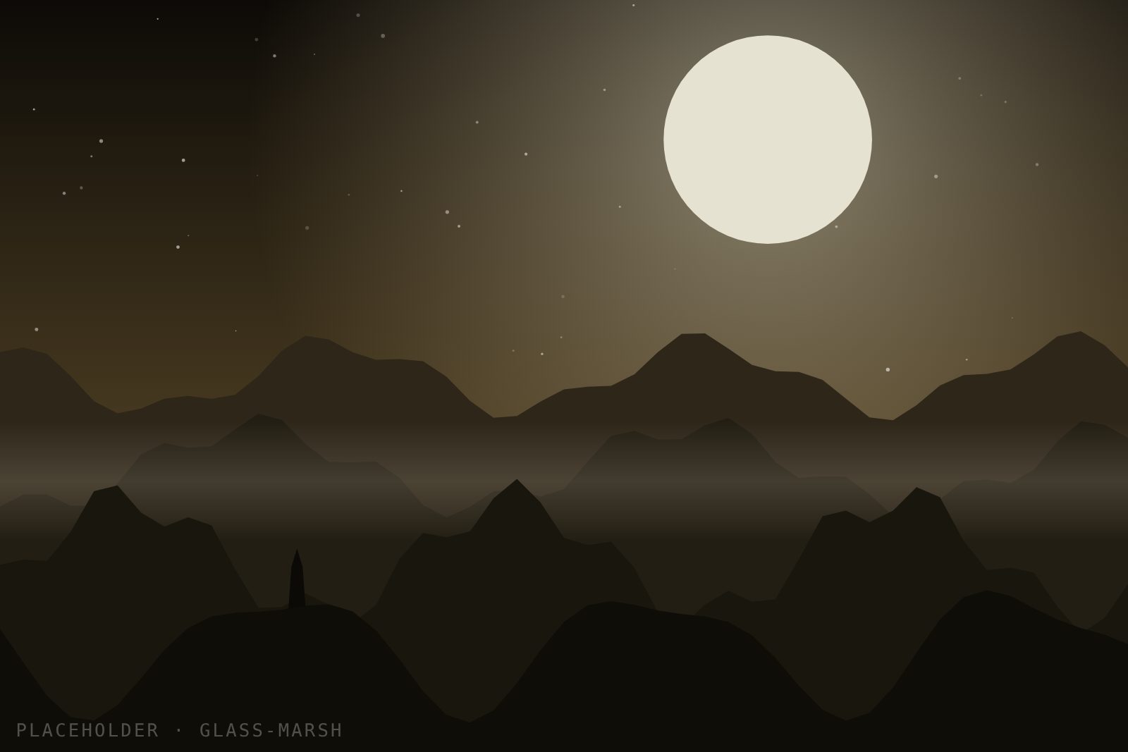 A marsh with glassy water
