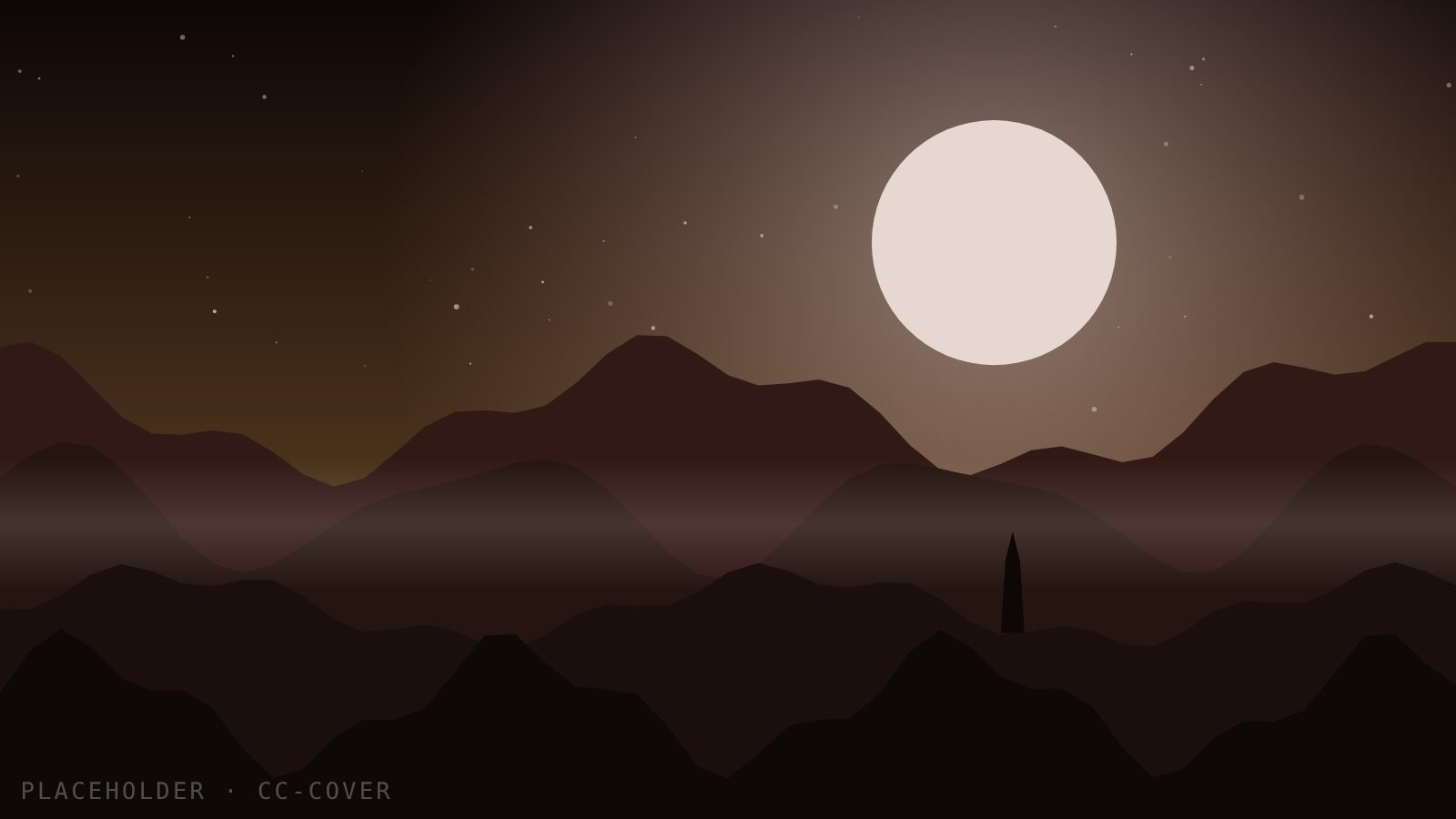The Cinder Crown, a burning citadel on a ridge
